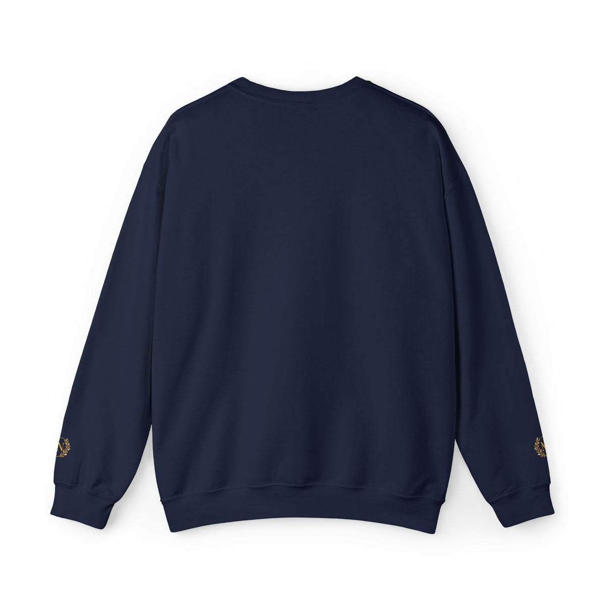 Gold Laurel Monogram Crewneck Sweatshirt