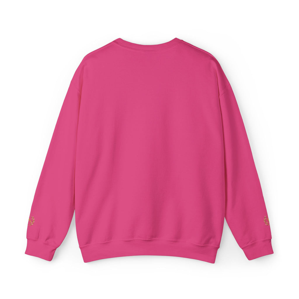 Gold Laurel Monogram Crewneck Sweatshirt