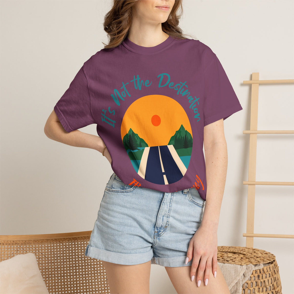 Journey Road T-Shirt — "It's Not the Destination, It's the Journey" Motivational Tee