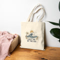 Meet Me By The Sea Cotton Tote Bag — Beach Wave Palm Eco Shopper