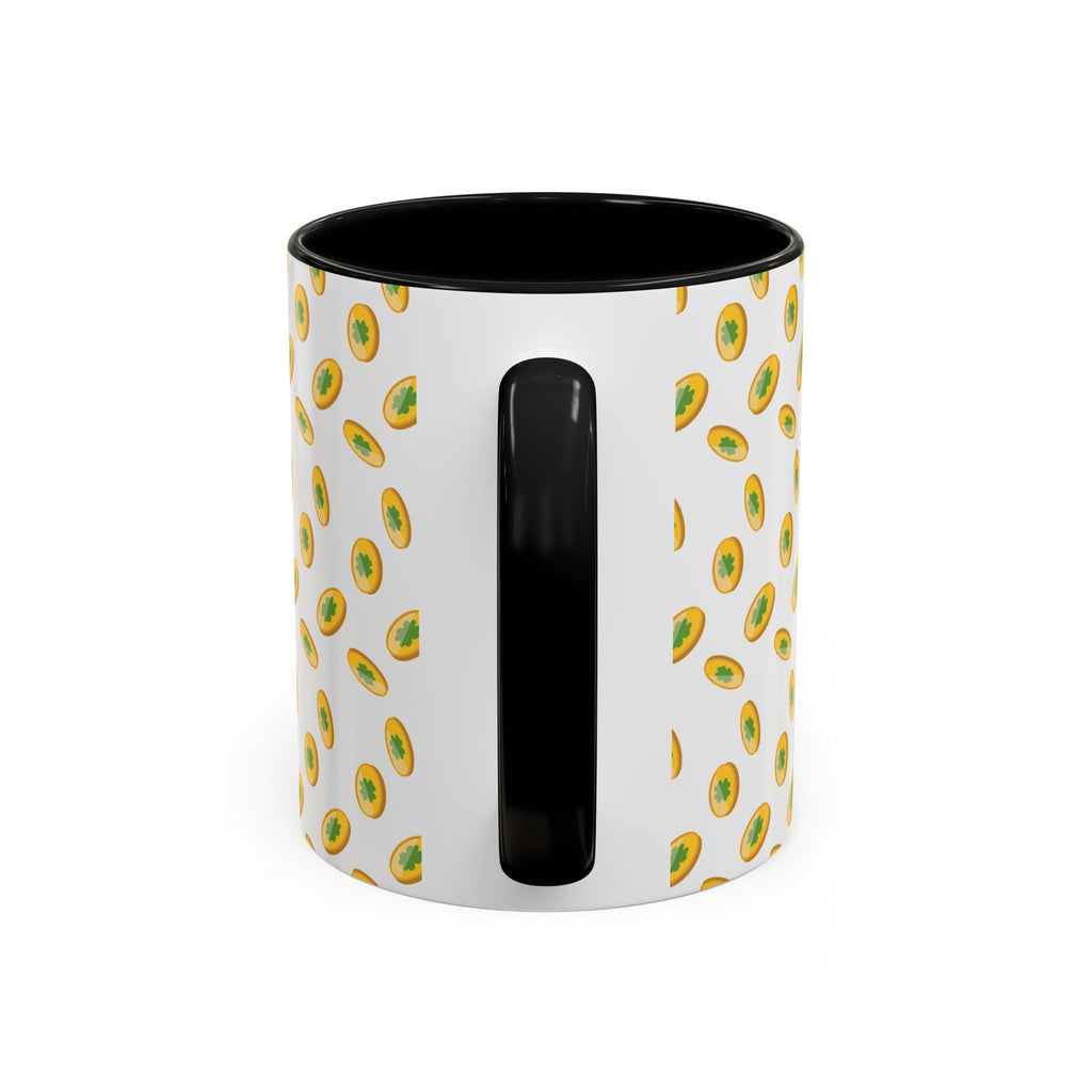 Hustle More Coffee Mug — Avocado Pattern Accent Mug (11/15oz