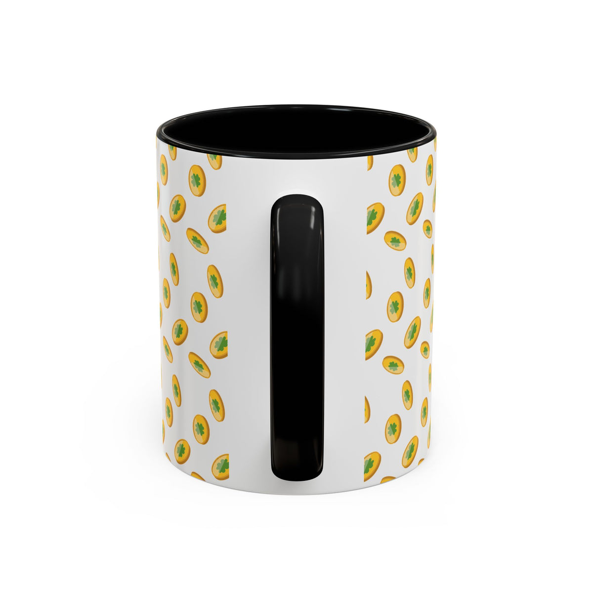 Hustle More Coffee Mug — Avocado Pattern Accent Mug (11/15oz