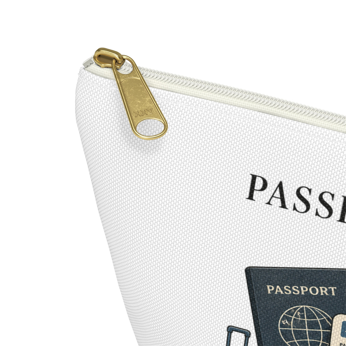 Passport Ready Travel Accessory Pouch — T‑Bottom Toiletry & Document Organizer