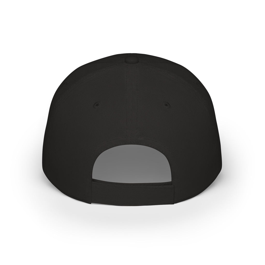 Red 'Vacation Mode' Low Profile Baseball Cap — Sunglasses Patch Dad Hat