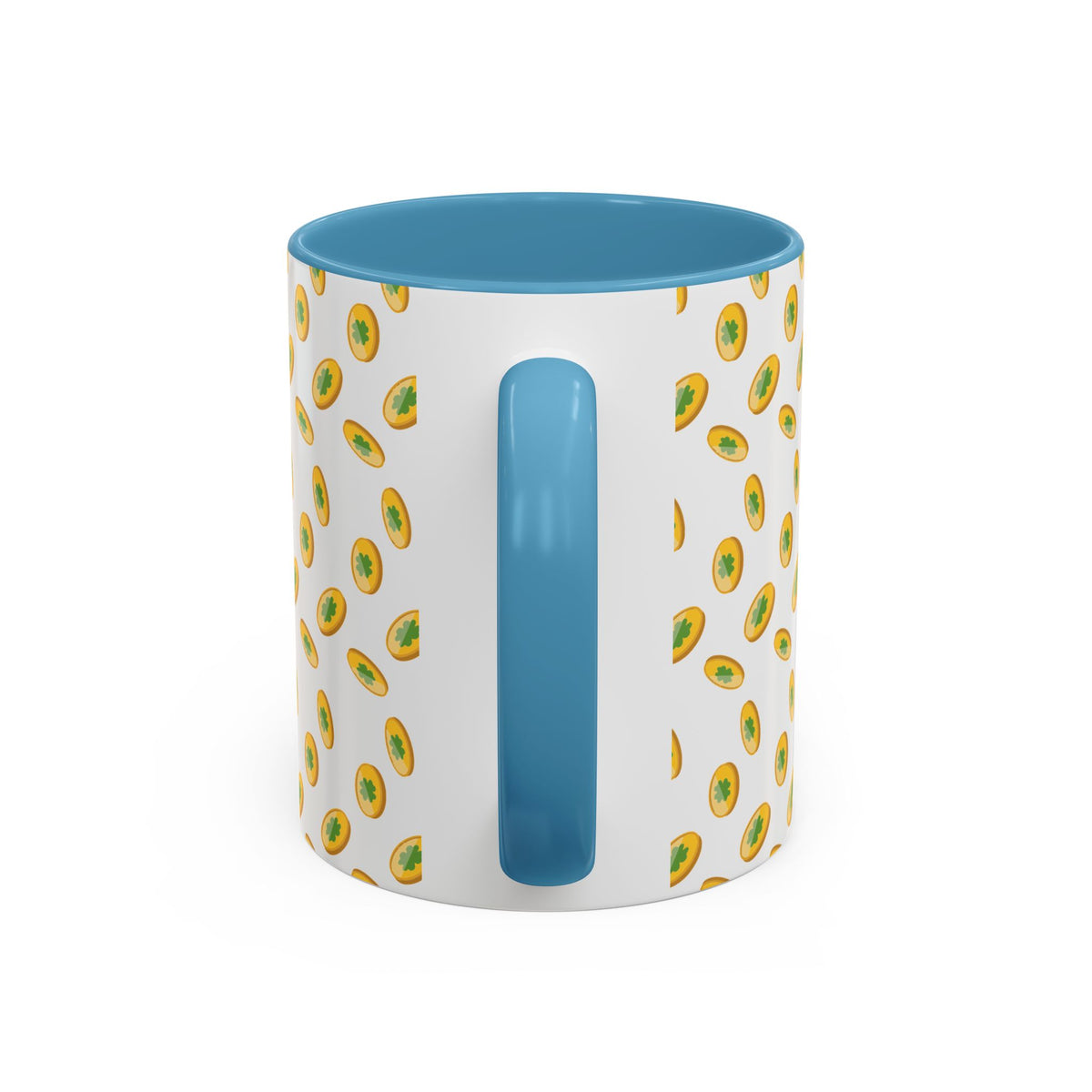 Hustle More Coffee Mug — Avocado Pattern Accent Mug (11/15oz
