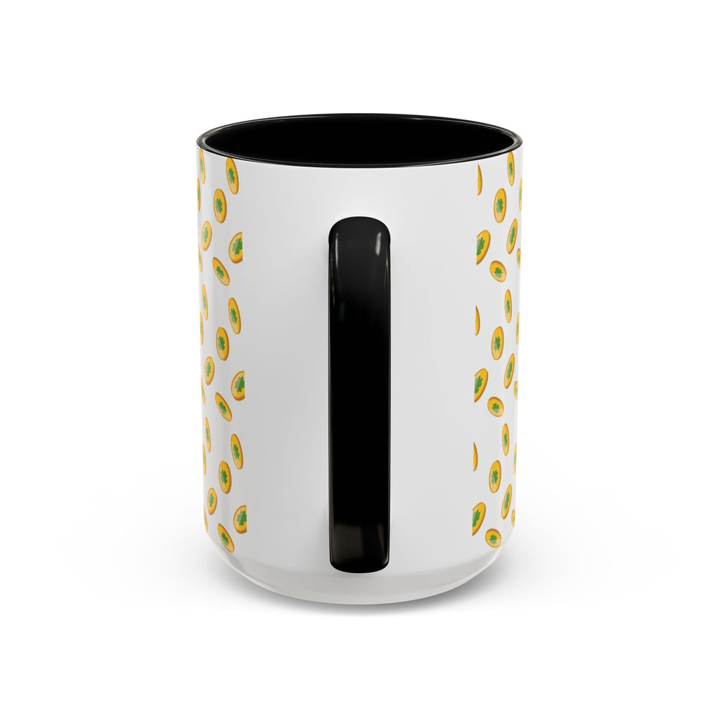 Hustle More Coffee Mug — Avocado Pattern Accent Mug (11/15oz