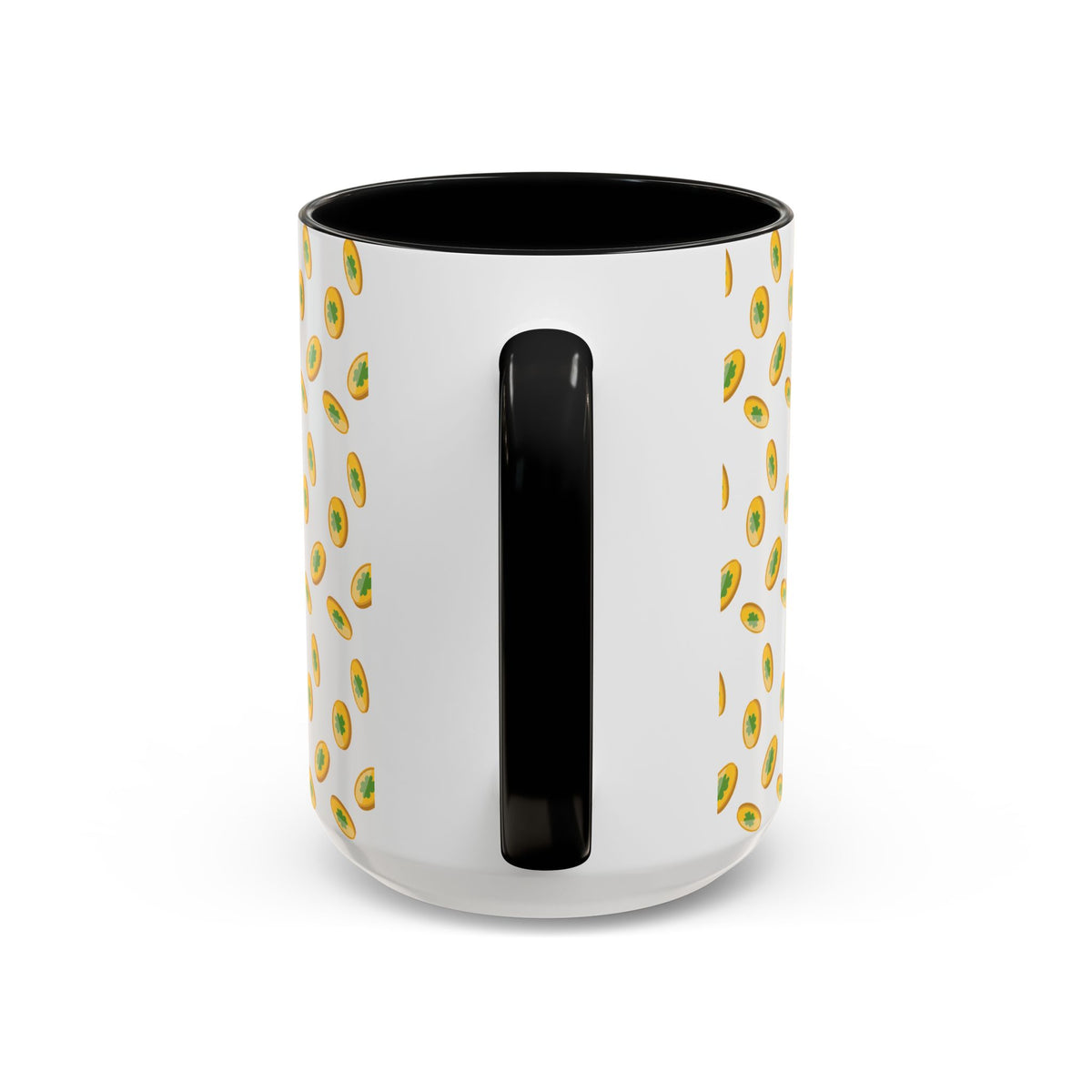 Hustle More Coffee Mug — Avocado Pattern Accent Mug (11/15oz