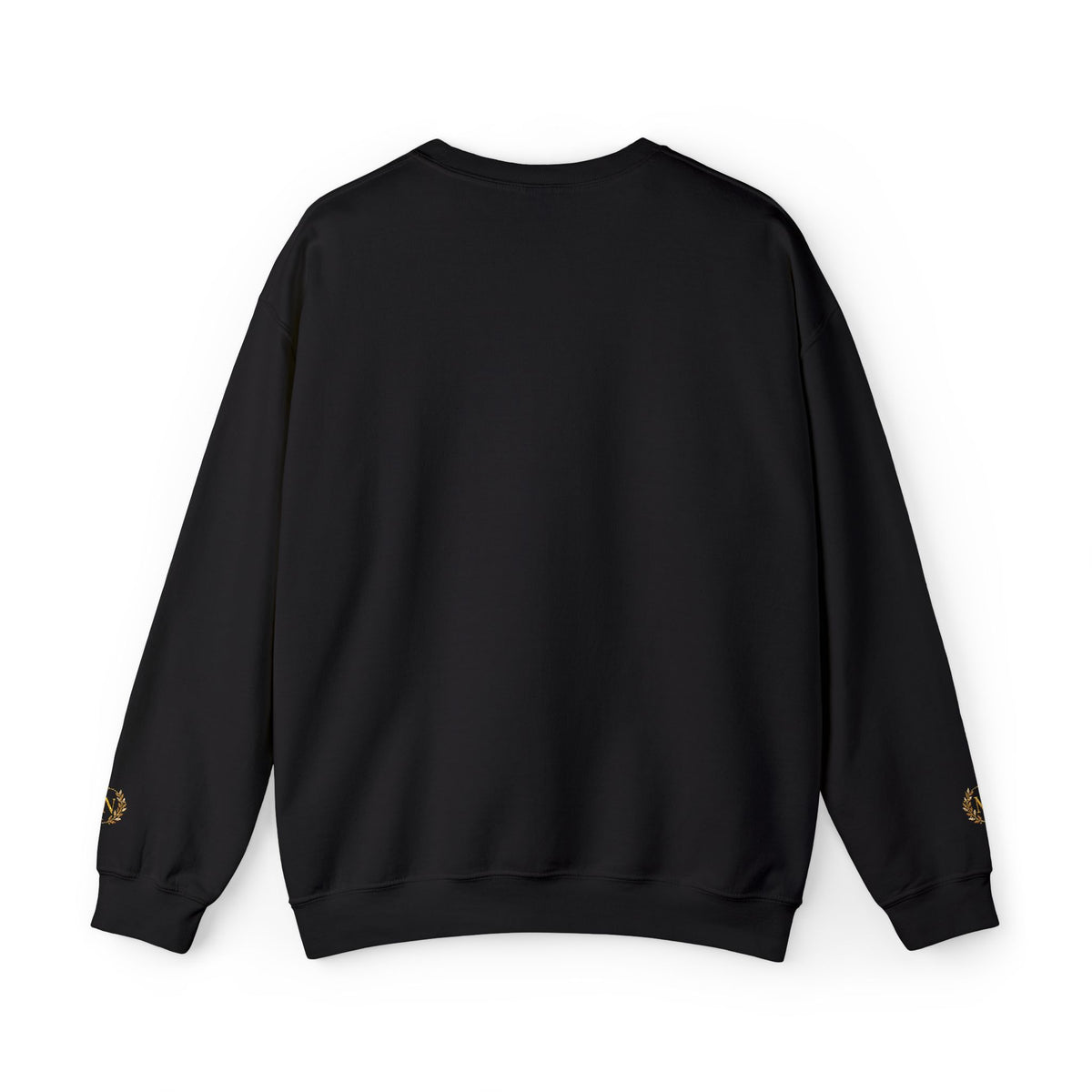 Gold Laurel Monogram Crewneck Sweatshirt