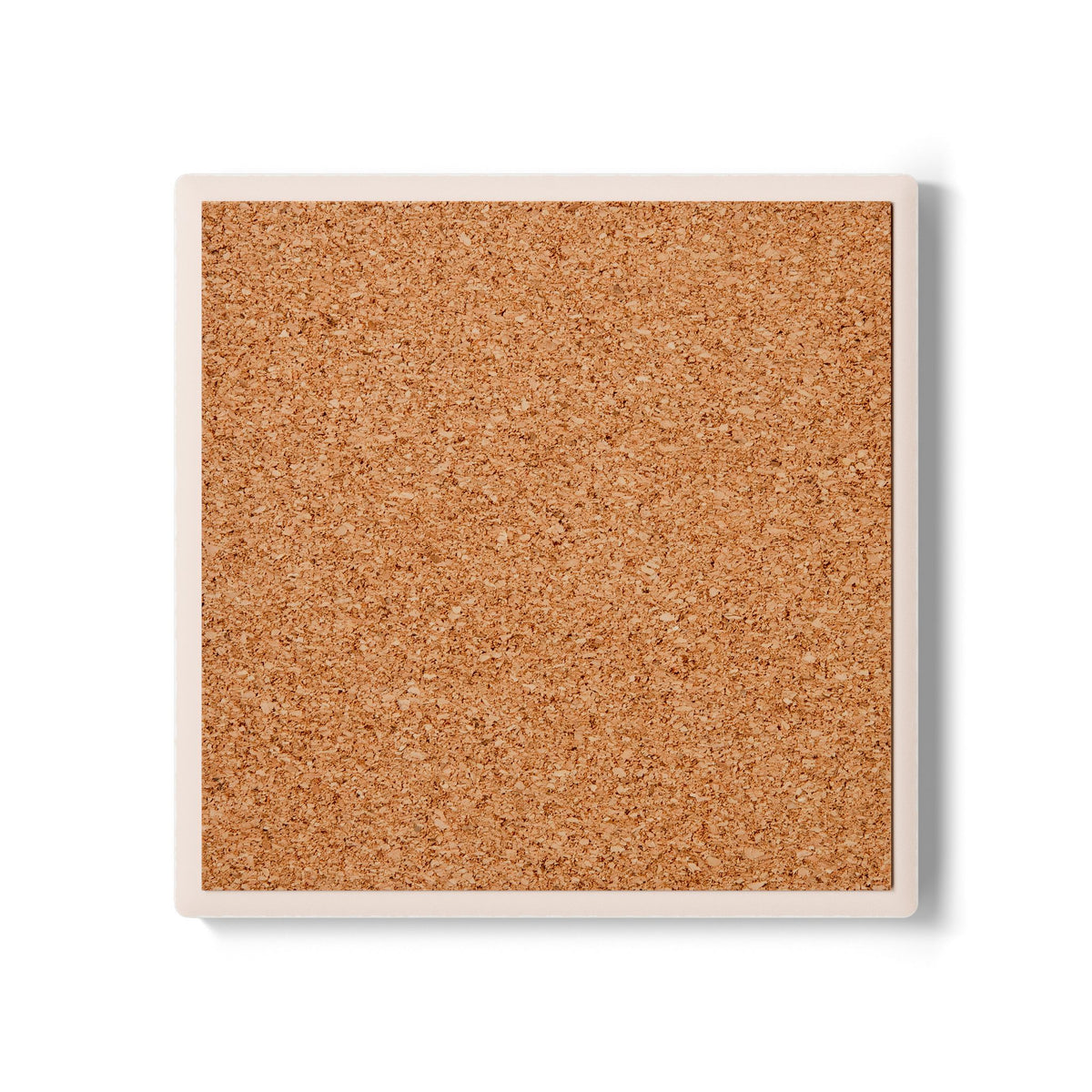 Walk by Faith Ceramic Coaster — 2 Corinthians 5:7 Inspirational Drink Coaster