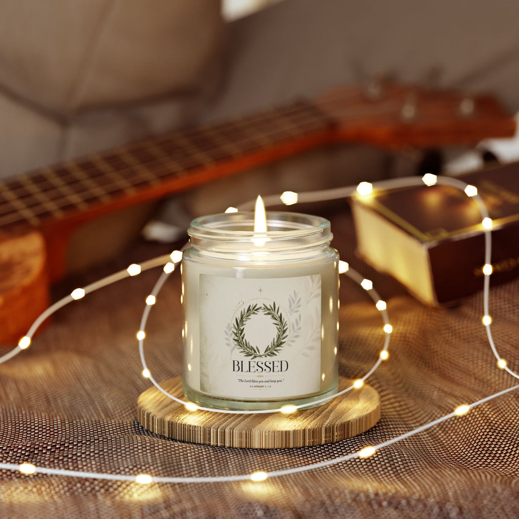 Blessed Coconut Apricot Scented Candle (4oz/9oz)