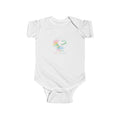 Infant Bodysuit — Pastel Palm 'Dream Big Little One' Newborn Onesie
