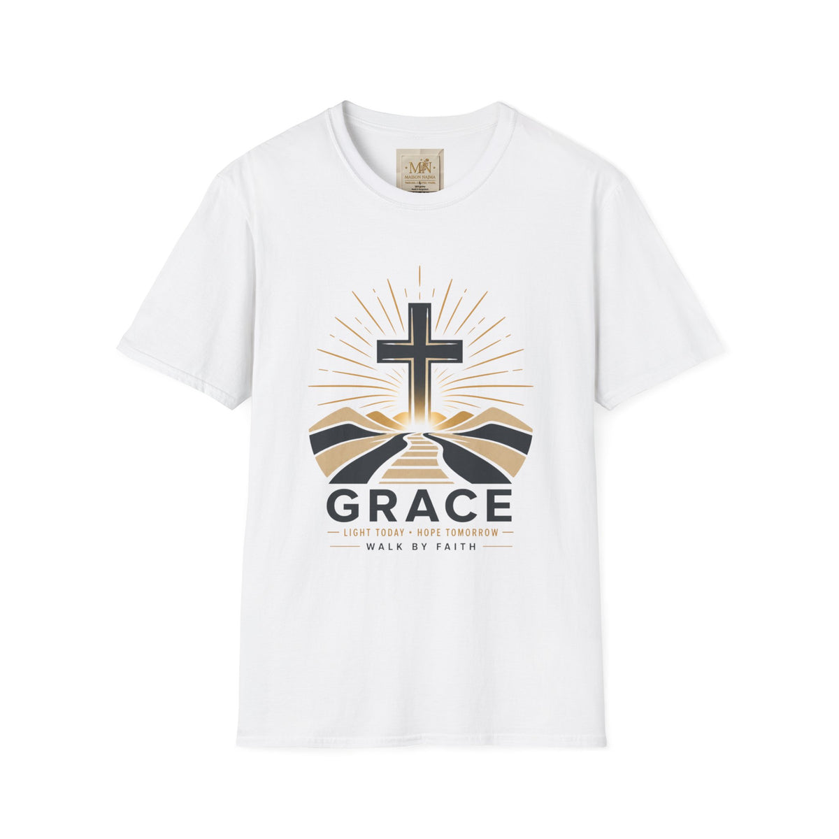 Grace Cross T-Shirt | Christian Faith Tee for Women & Men