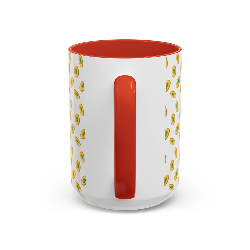 Hustle More Coffee Mug — Avocado Pattern Accent Mug (11/15oz