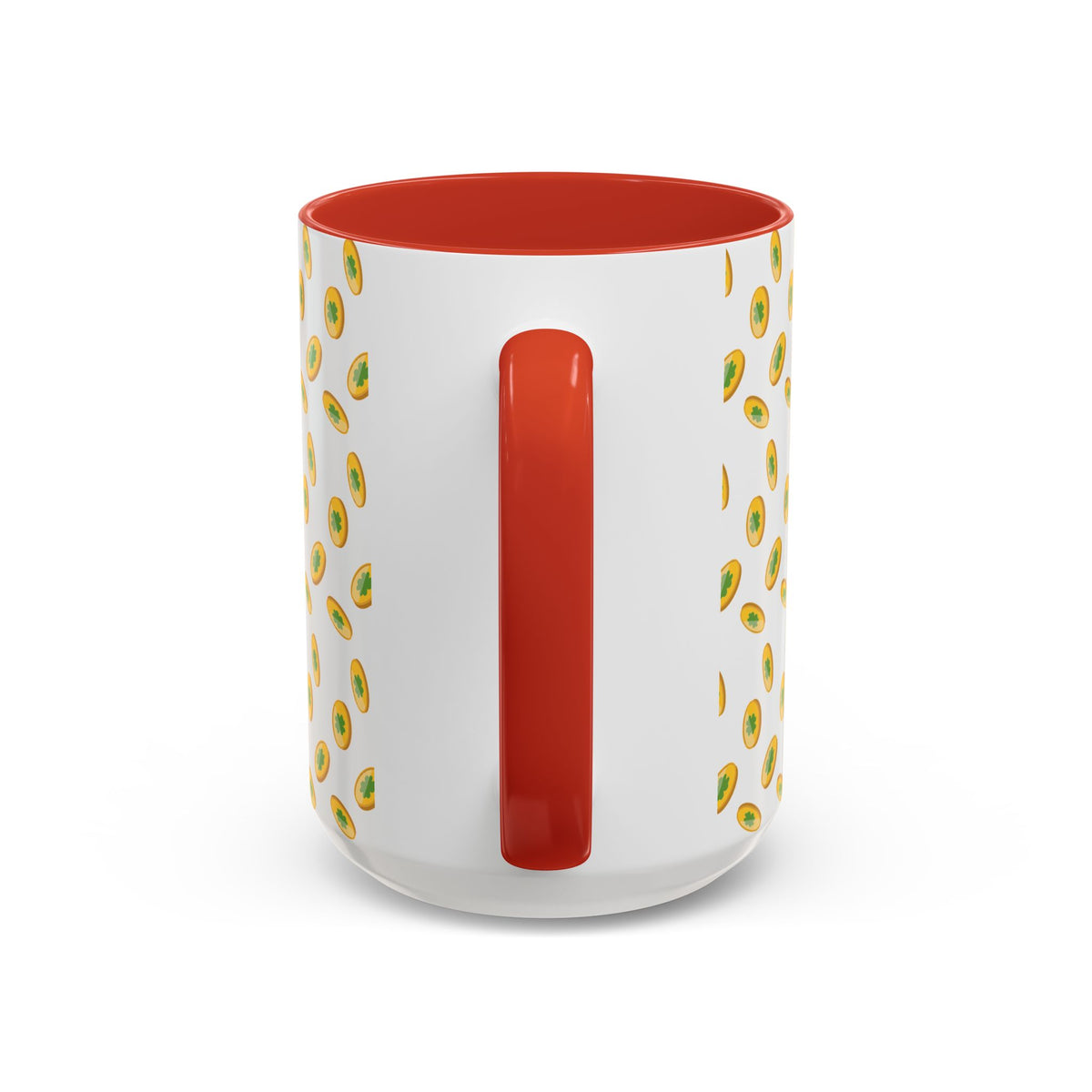 Hustle More Coffee Mug — Avocado Pattern Accent Mug (11/15oz