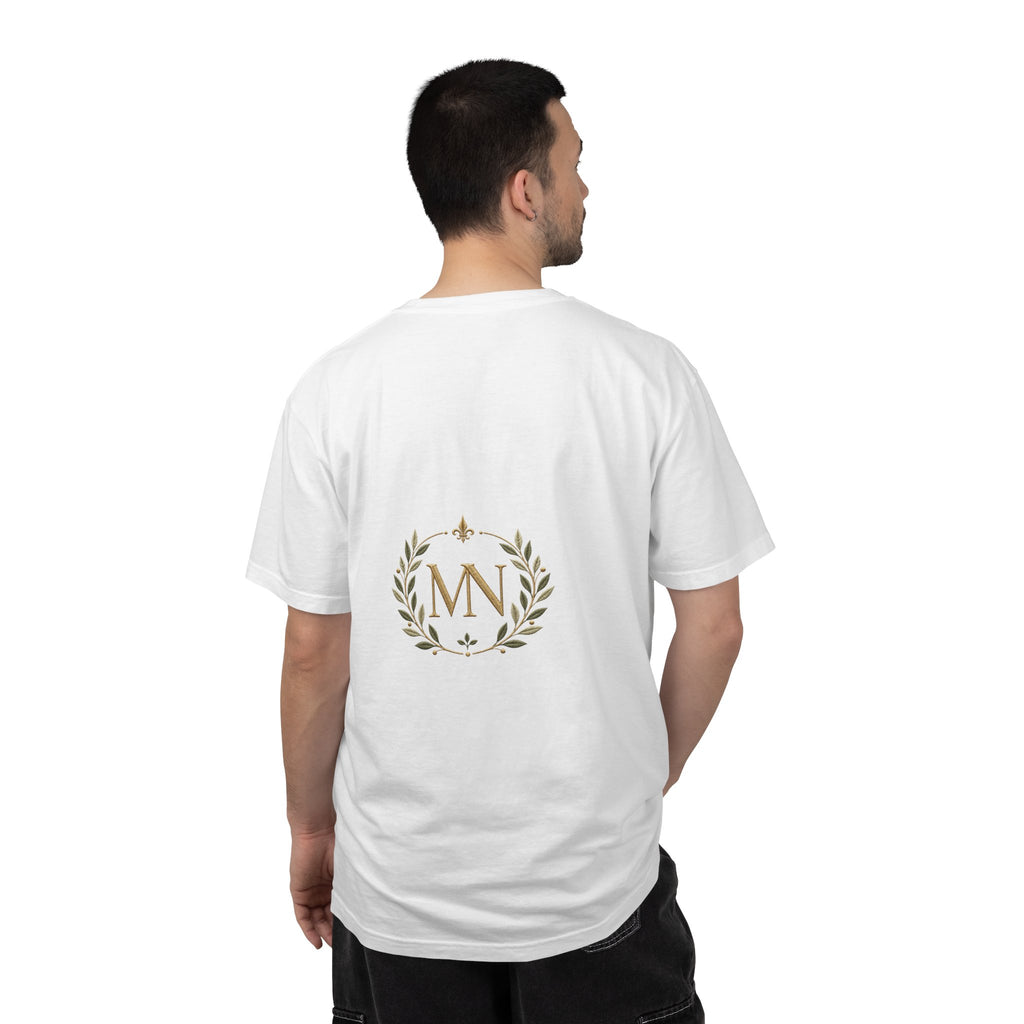 Personalized 'Rise & Shine' T-Shirt — Custom Name Floral Monogram Tee