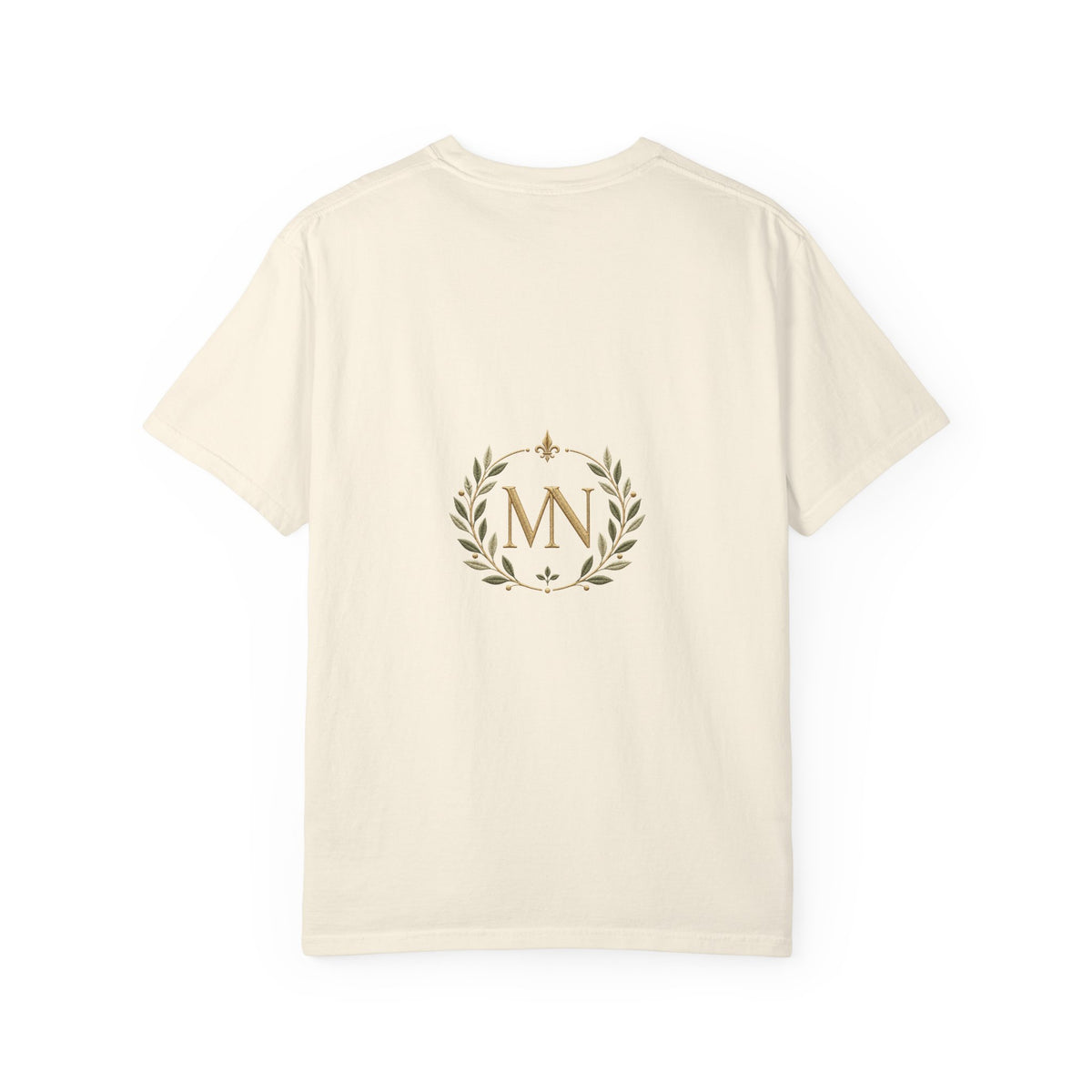 Personalized 'Rise & Shine' T-Shirt — Custom Name Floral Monogram Tee