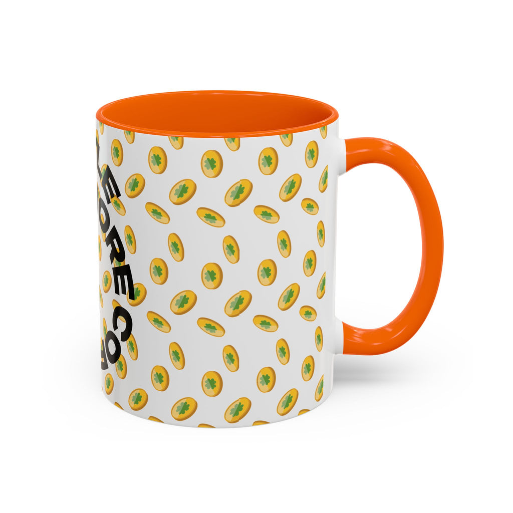 Hustle More Coffee Mug — Avocado Pattern Accent Mug (11/15oz