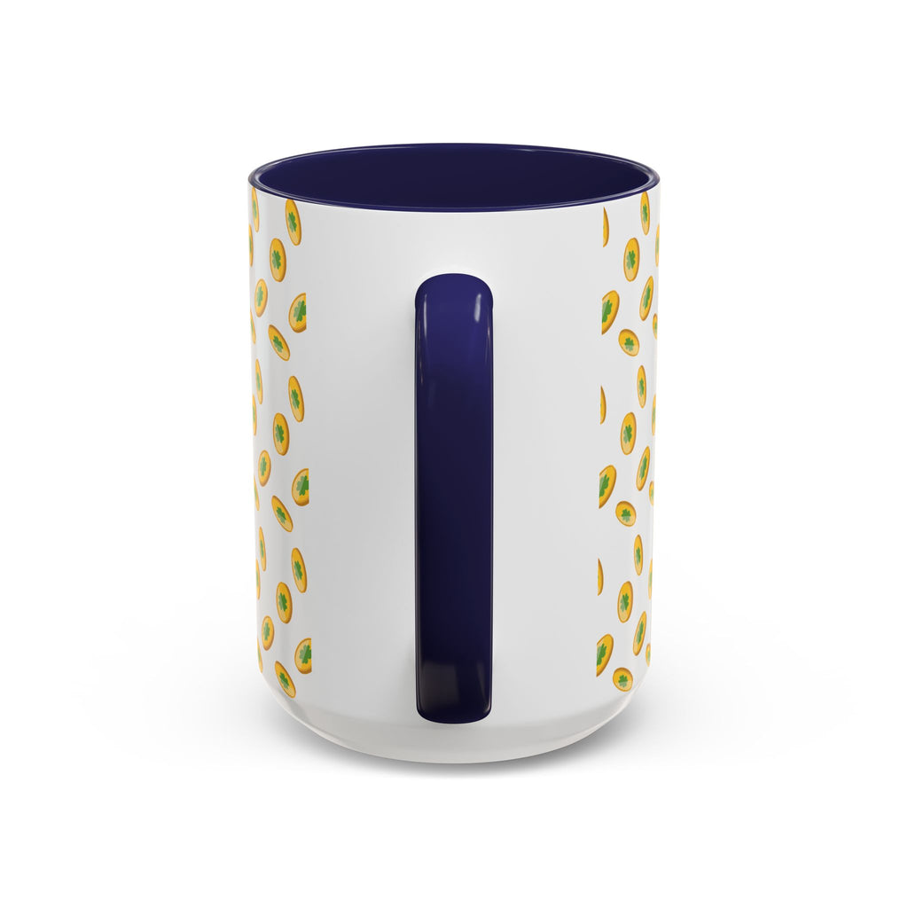 Hustle More Coffee Mug — Avocado Pattern Accent Mug (11/15oz