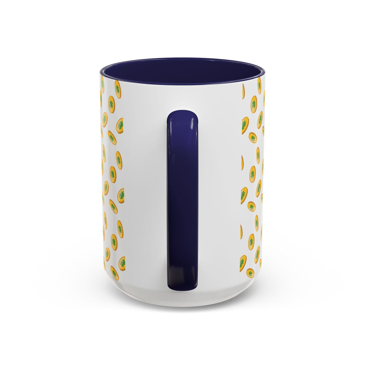 Hustle More Coffee Mug — Avocado Pattern Accent Mug (11/15oz