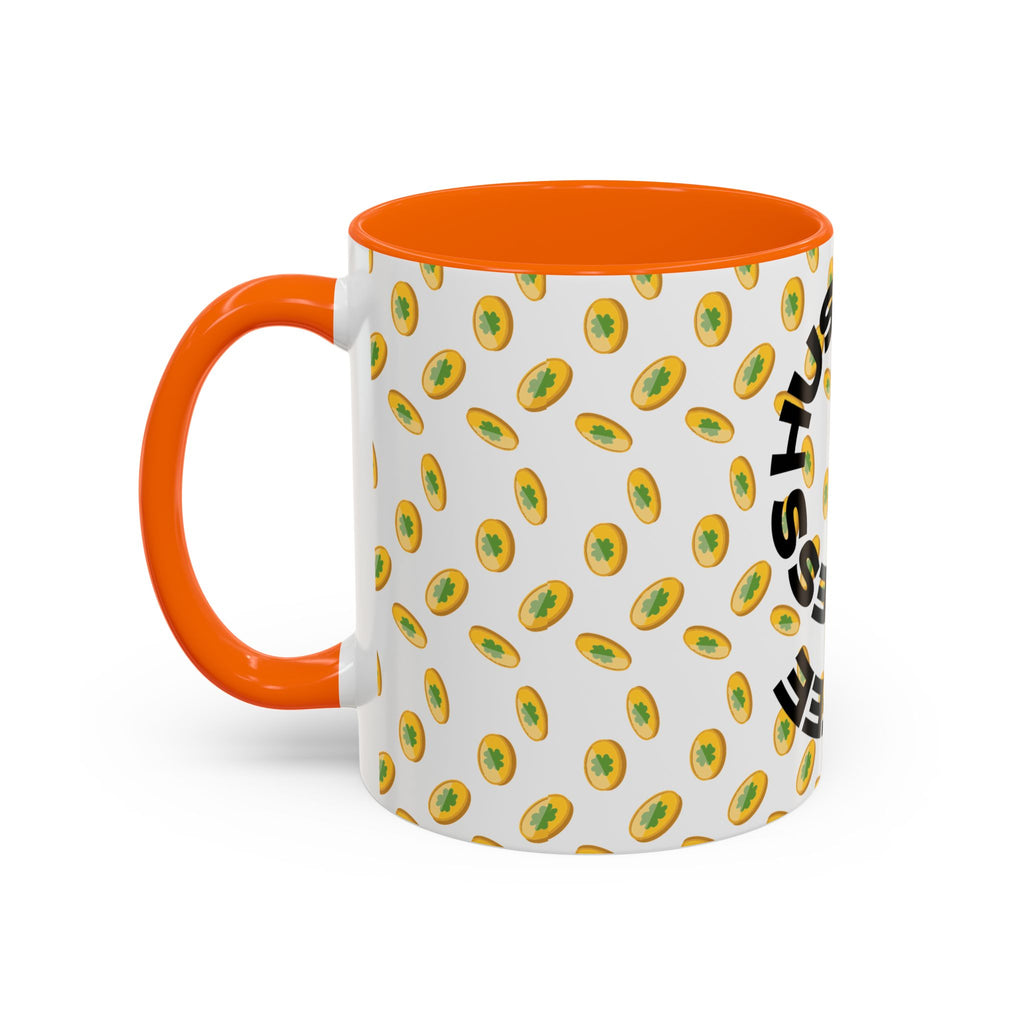 Hustle More Coffee Mug — Avocado Pattern Accent Mug (11/15oz