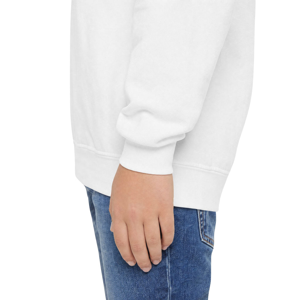 Youth Crewneck Sweatshirt — 'Peace Be With You' Dove Holiday Sweatshirt
