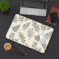Botanical Fern Desk Mat — Neutral Floral Mouse Pad for Home Office