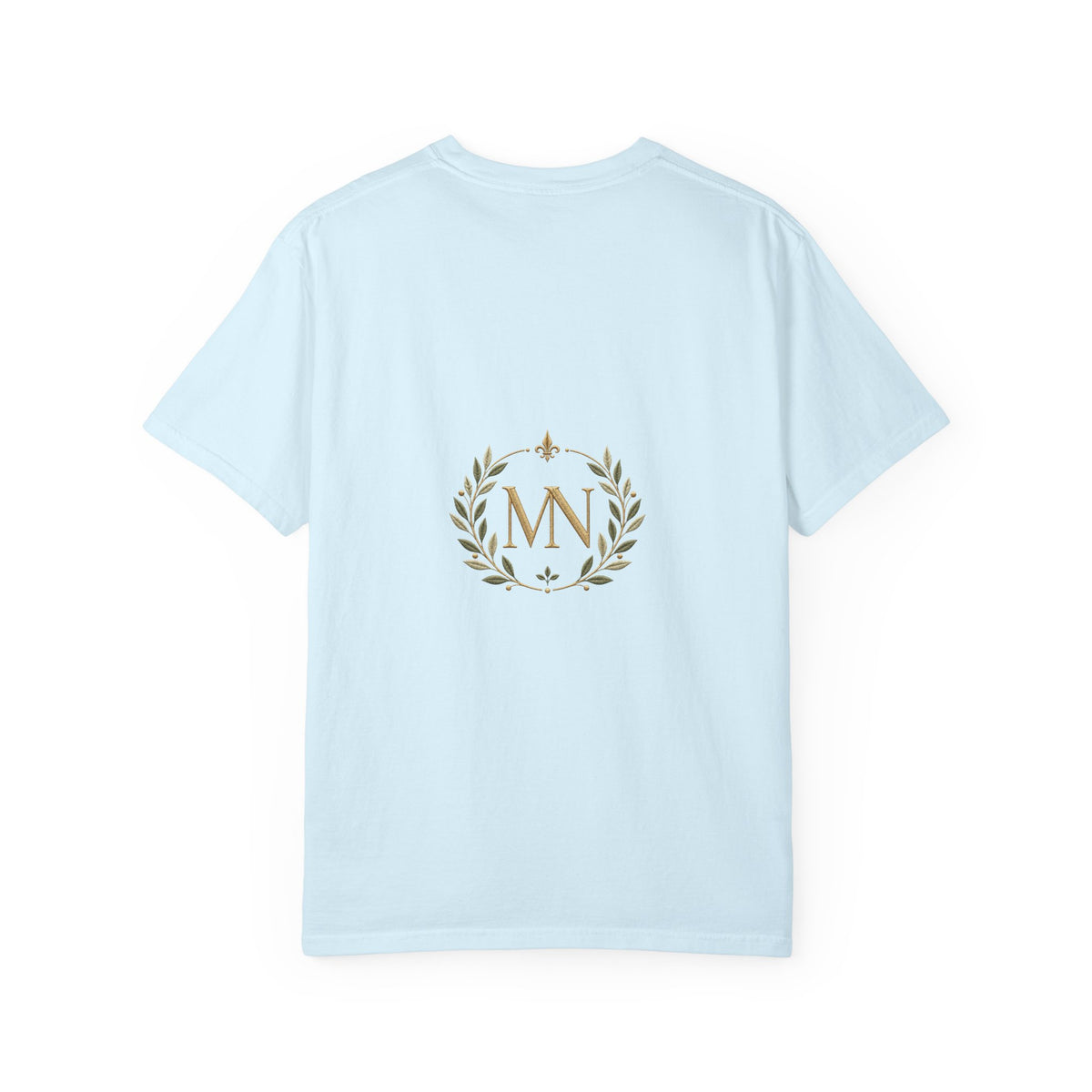 Personalized 'Rise & Shine' T-Shirt — Custom Name Floral Monogram Tee