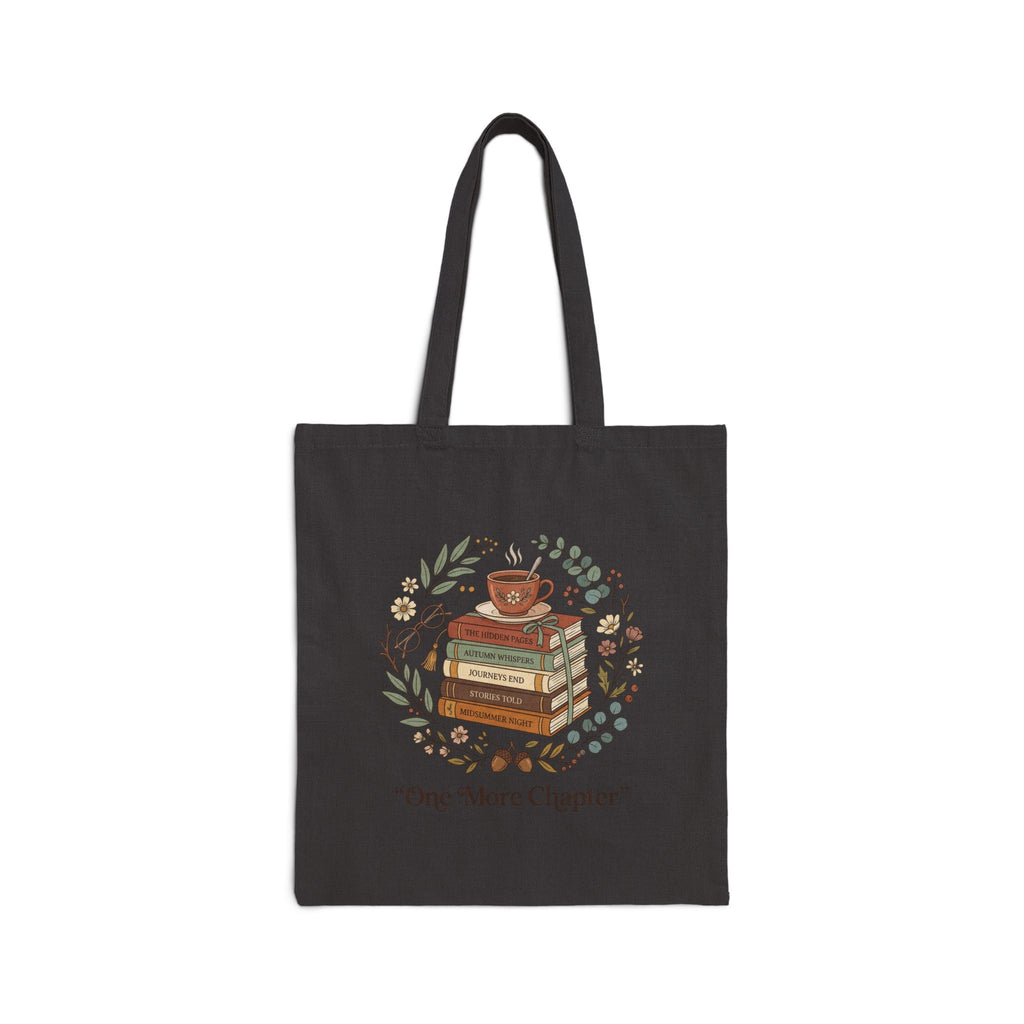 Tote Bag — "One More Chapter" Book Lover Canvas Tote