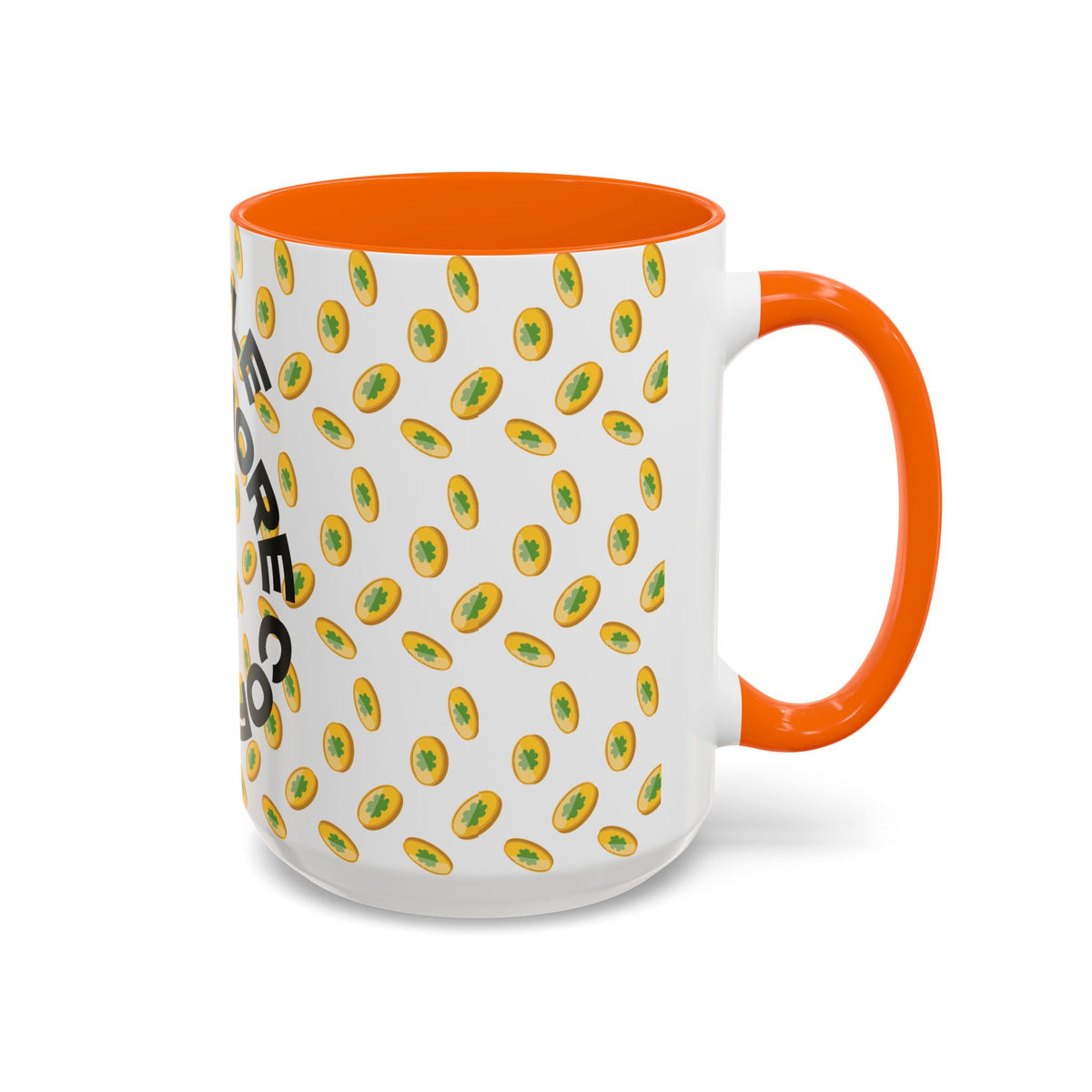 Hustle More Coffee Mug — Avocado Pattern Accent Mug (11/15oz