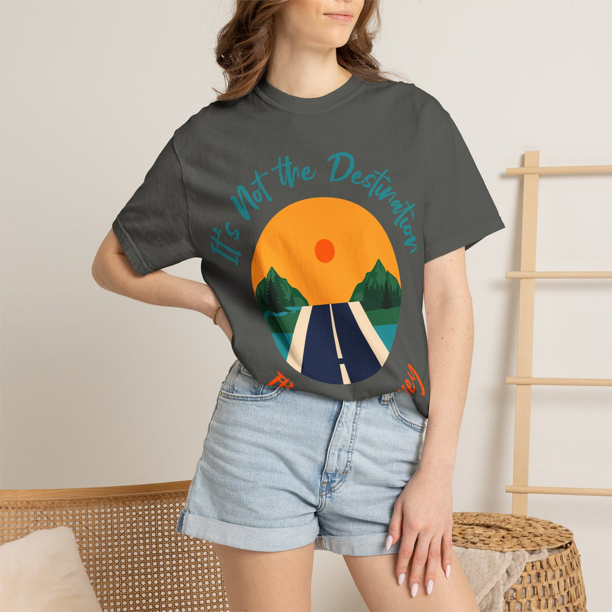 Journey Road T-Shirt — "It's Not the Destination, It's the Journey" Motivational Tee