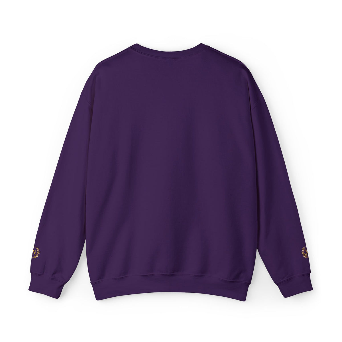 Gold Laurel Monogram Crewneck Sweatshirt