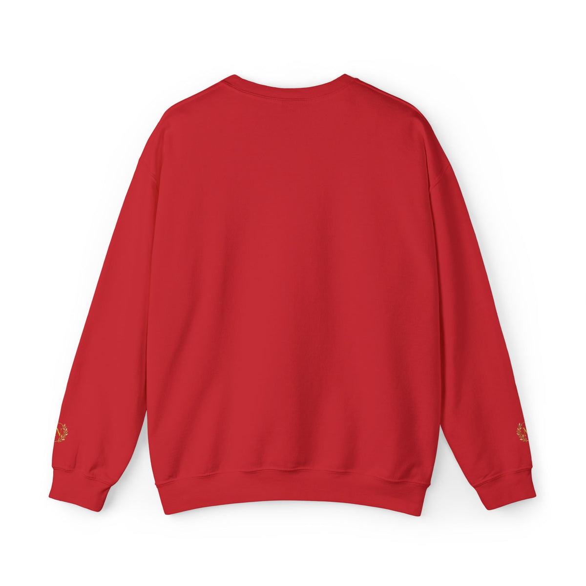 Gold Laurel Monogram Crewneck Sweatshirt