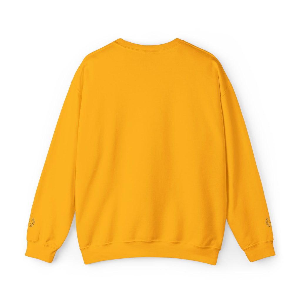 Gold Laurel Monogram Crewneck Sweatshirt