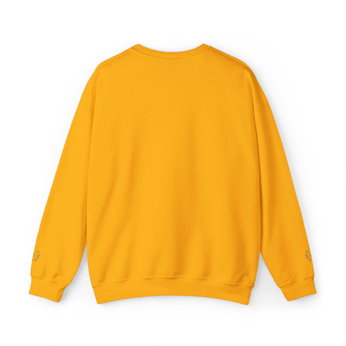 Gold Laurel Monogram Crewneck Sweatshirt
