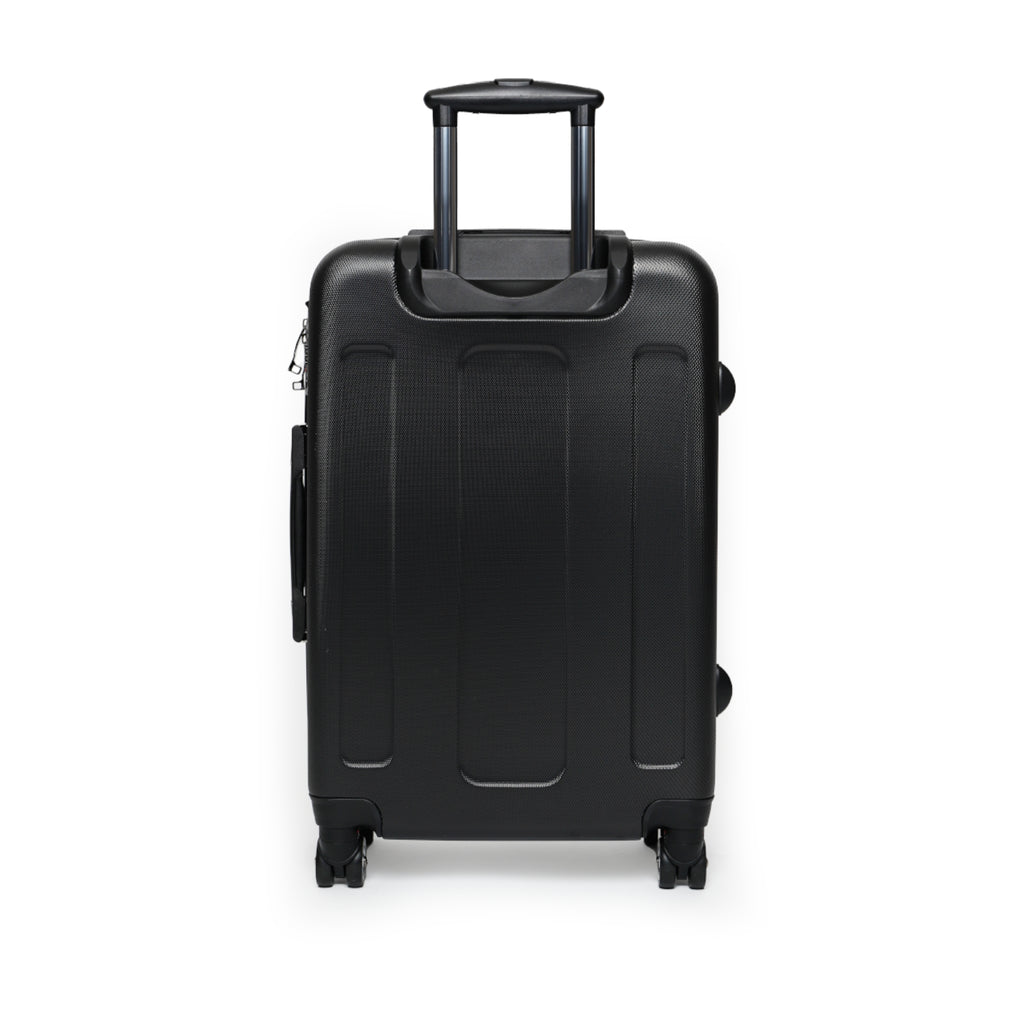 Suitcase — "Explore More" Travel Carry-On with Compass & Mountain Graphic
