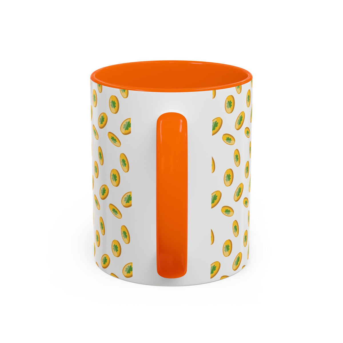 Hustle More Coffee Mug — Avocado Pattern Accent Mug (11/15oz