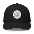 Embroidered Patch Trucker Hat — "You Have Been Saved Through Faith"