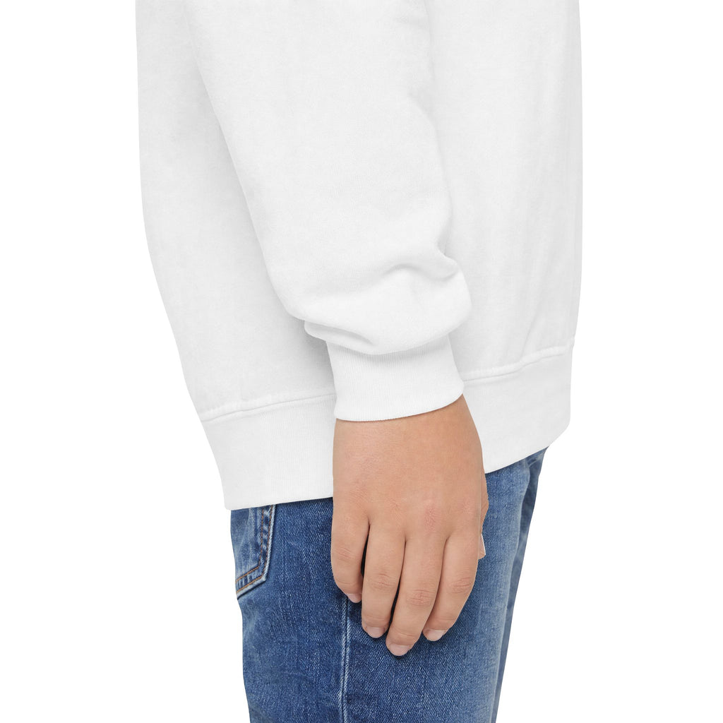 Youth Crewneck Sweatshirt — 'Peace Be With You' Dove Holiday Sweatshirt