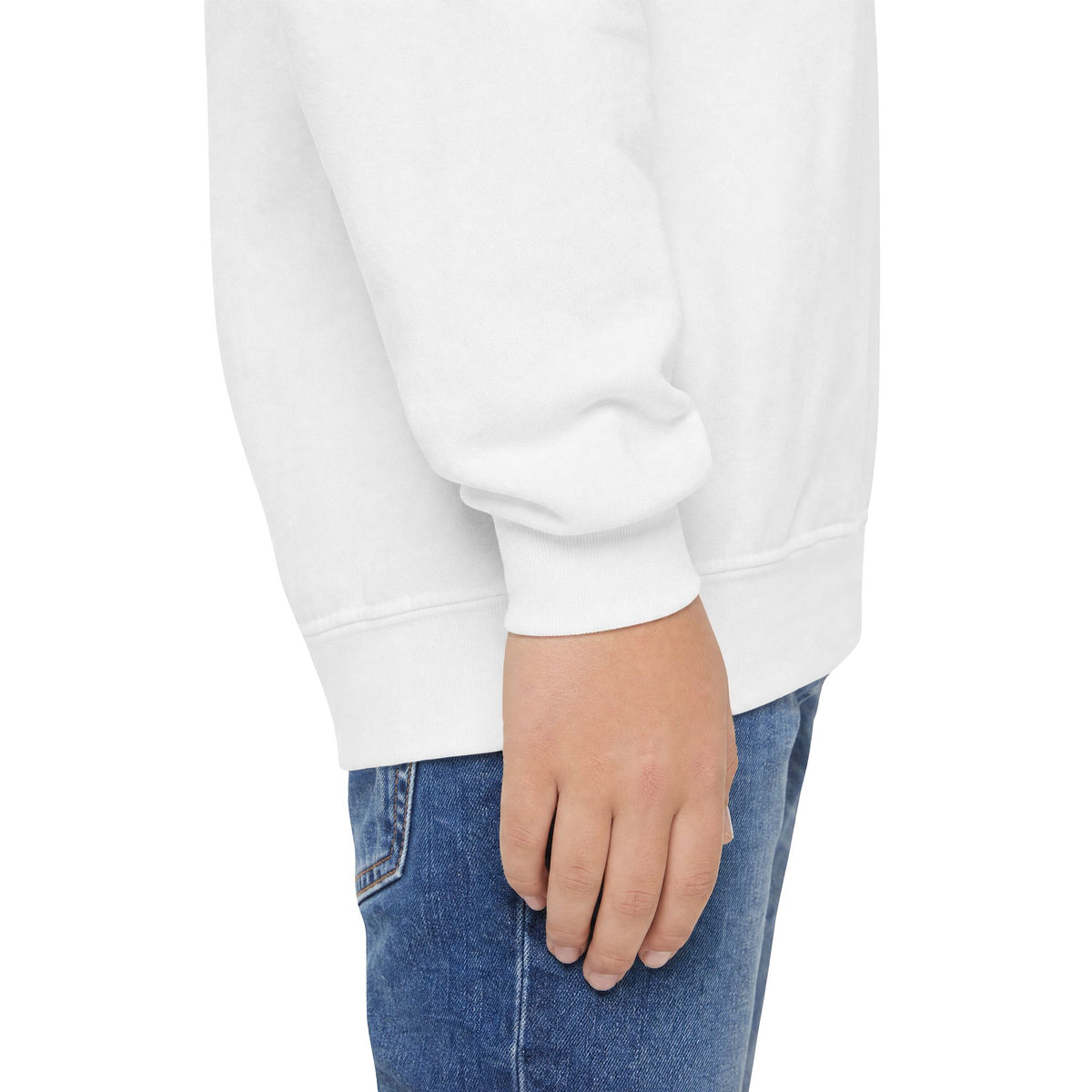 Youth Crewneck Sweatshirt — 'Peace Be With You' Dove Holiday Sweatshirt
