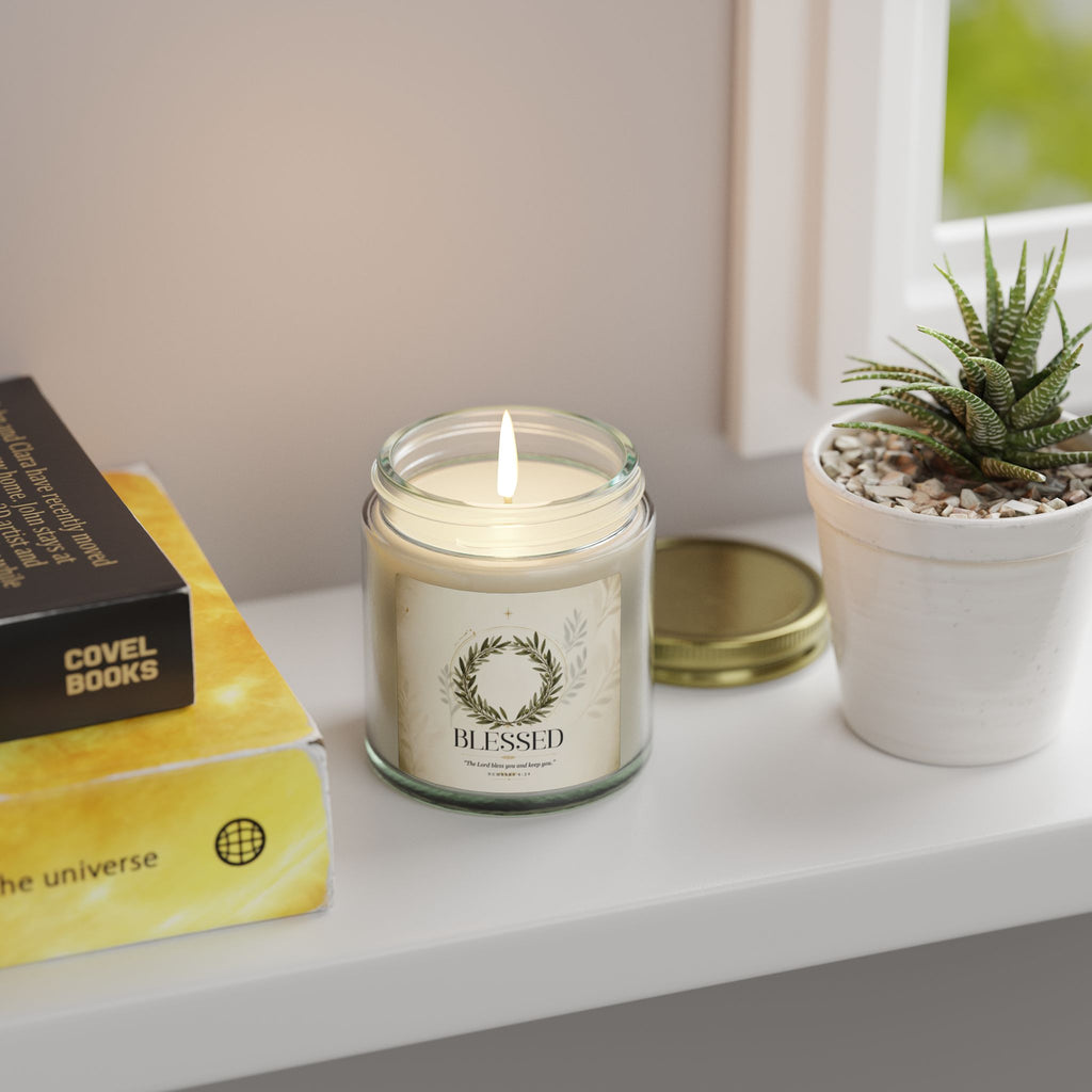 Blessed Coconut Apricot Scented Candle (4oz/9oz)