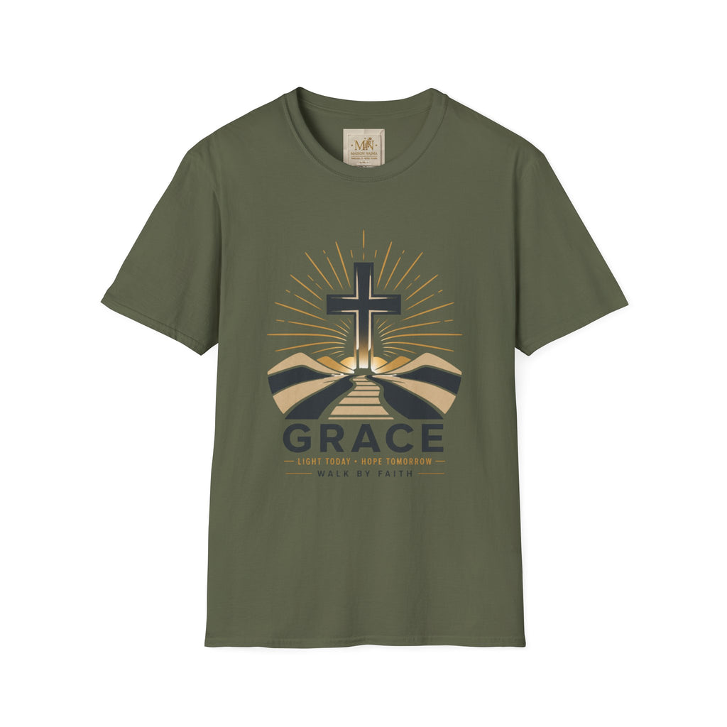 Grace Cross T-Shirt | Christian Faith Tee for Women & Men