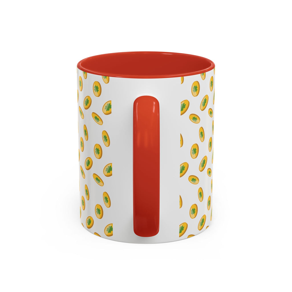 Hustle More Coffee Mug — Avocado Pattern Accent Mug (11/15oz