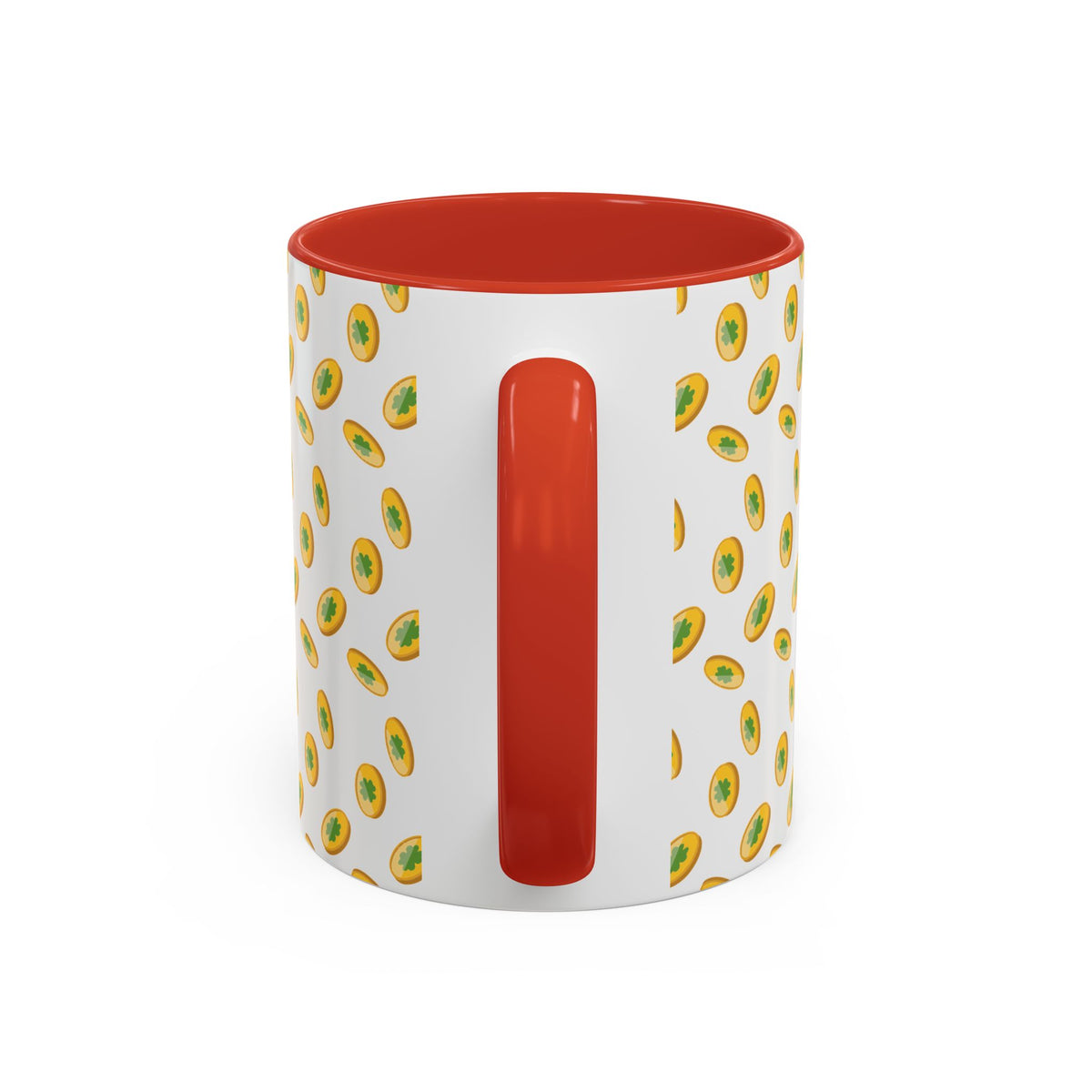 Hustle More Coffee Mug — Avocado Pattern Accent Mug (11/15oz