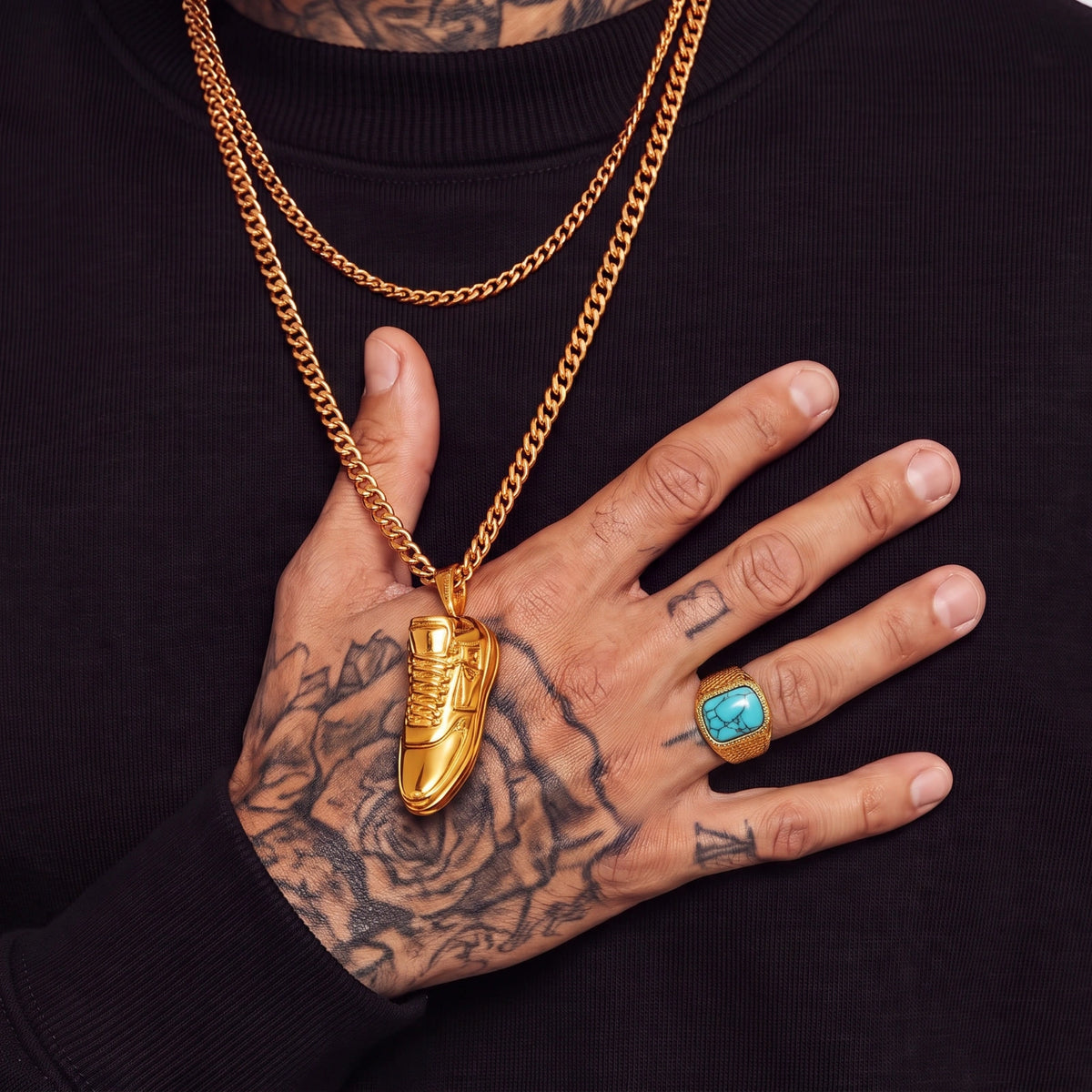 Turquoise Signet Ring | Maison Najma