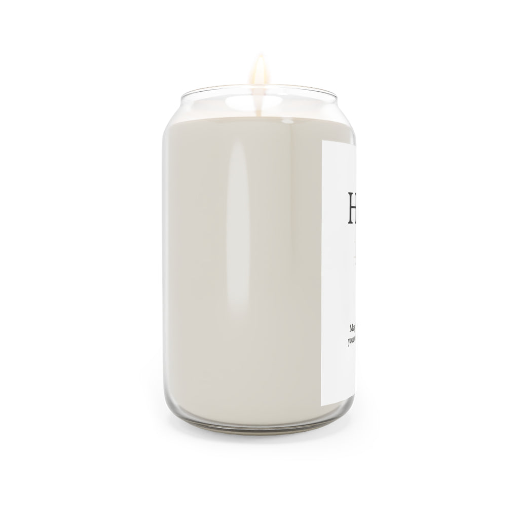 Hope Soy Candle — Romans 15:13 Inspirational Prayer Candle | Faith Gift (13.75oz)
