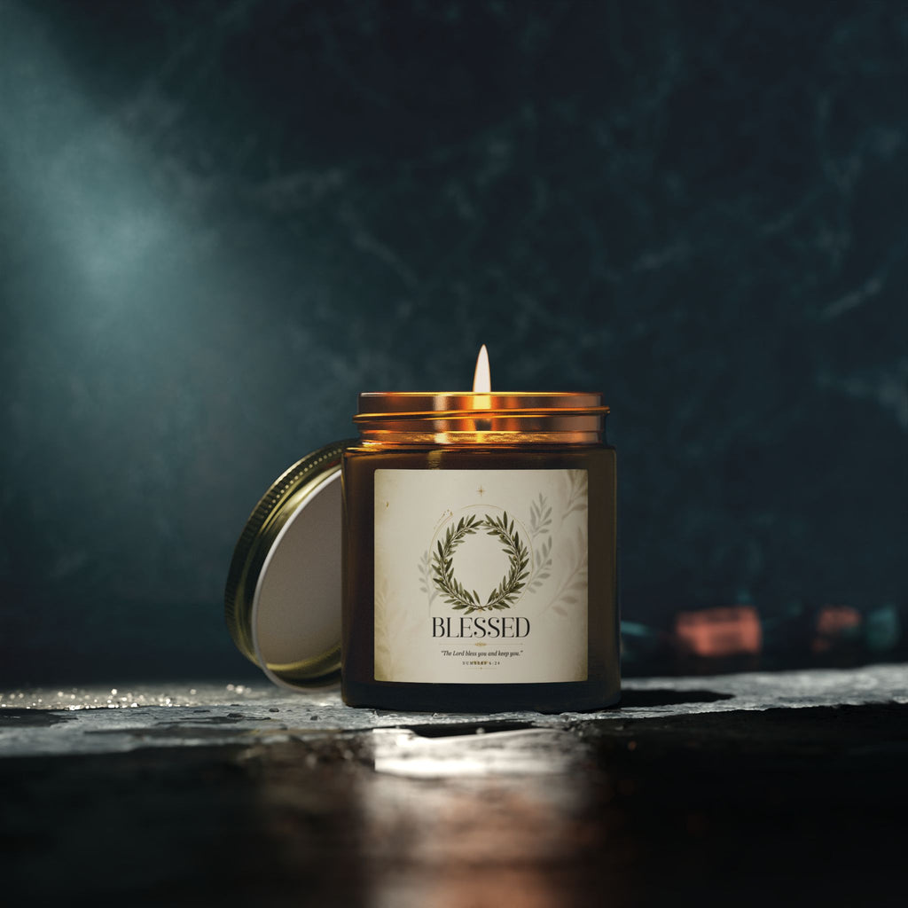 Blessed Coconut Apricot Scented Candle (4oz/9oz)