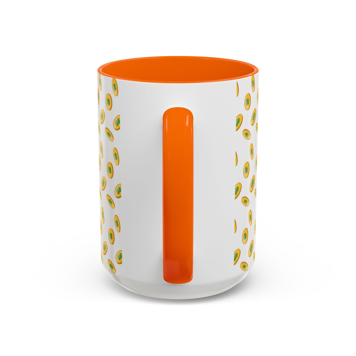Hustle More Coffee Mug — Avocado Pattern Accent Mug (11/15oz