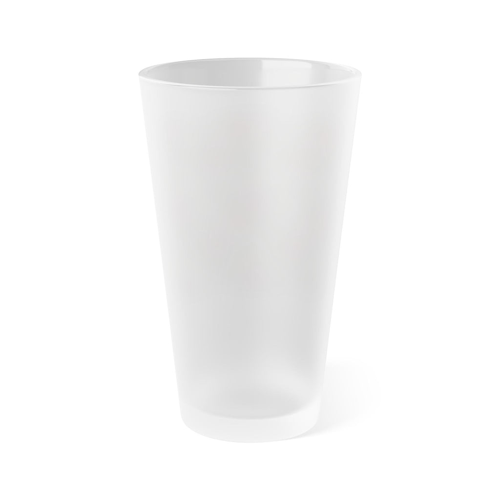 Frosted Pint Glass – Watercolor Floral 16oz Beer & Drink Glass