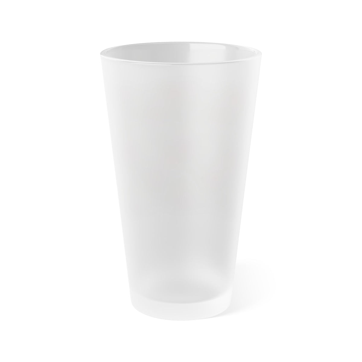 Frosted Pint Glass – Watercolor Floral 16oz Beer & Drink Glass