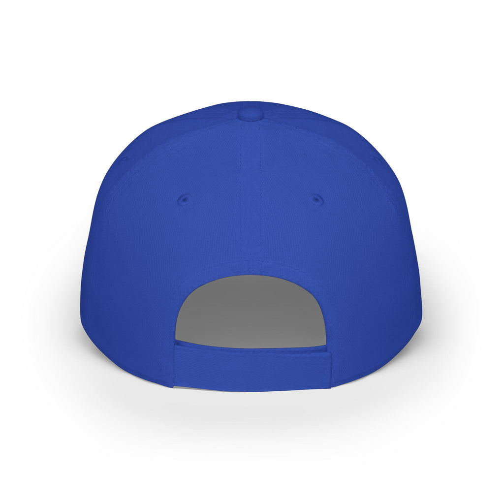 Red 'Vacation Mode' Low Profile Baseball Cap — Sunglasses Patch Dad Hat
